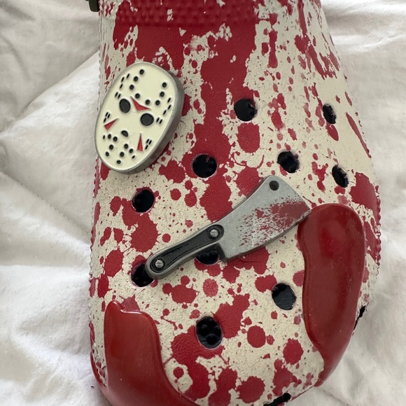Friday the 13th Crocs- Men’s 8 / Women’s 10 NWOT - Picture 4 of 6